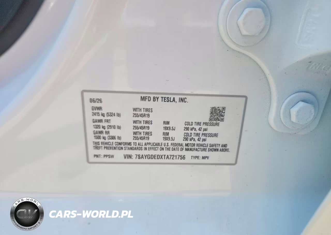 2026 Tesla Model Y VIN:7SAYGDEDXTA721756 - 14