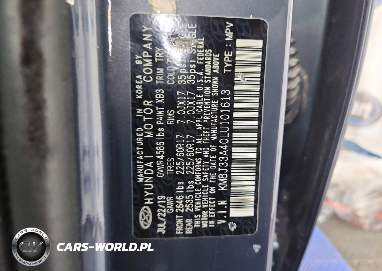 2020 Hyundai Tucson Value VIN:KM8J33A40LU101613 - 14
