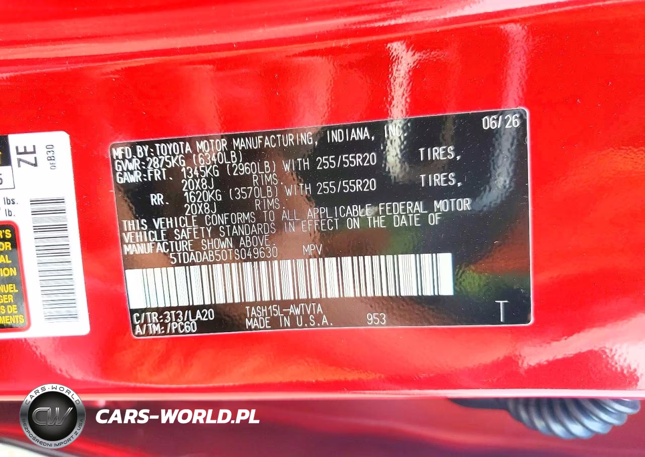 2026 Toyota Grand Highlander Hybrid Max Limited VIN:5TDADAB50TS049630 - 13