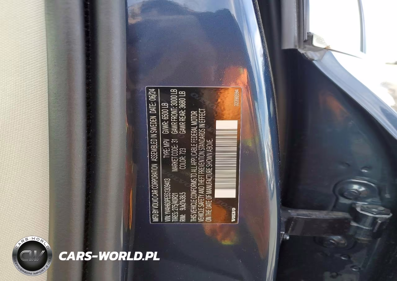 2025 Volvo Xc90 Plus VIN:YV4H60PE5S1309413 - 12