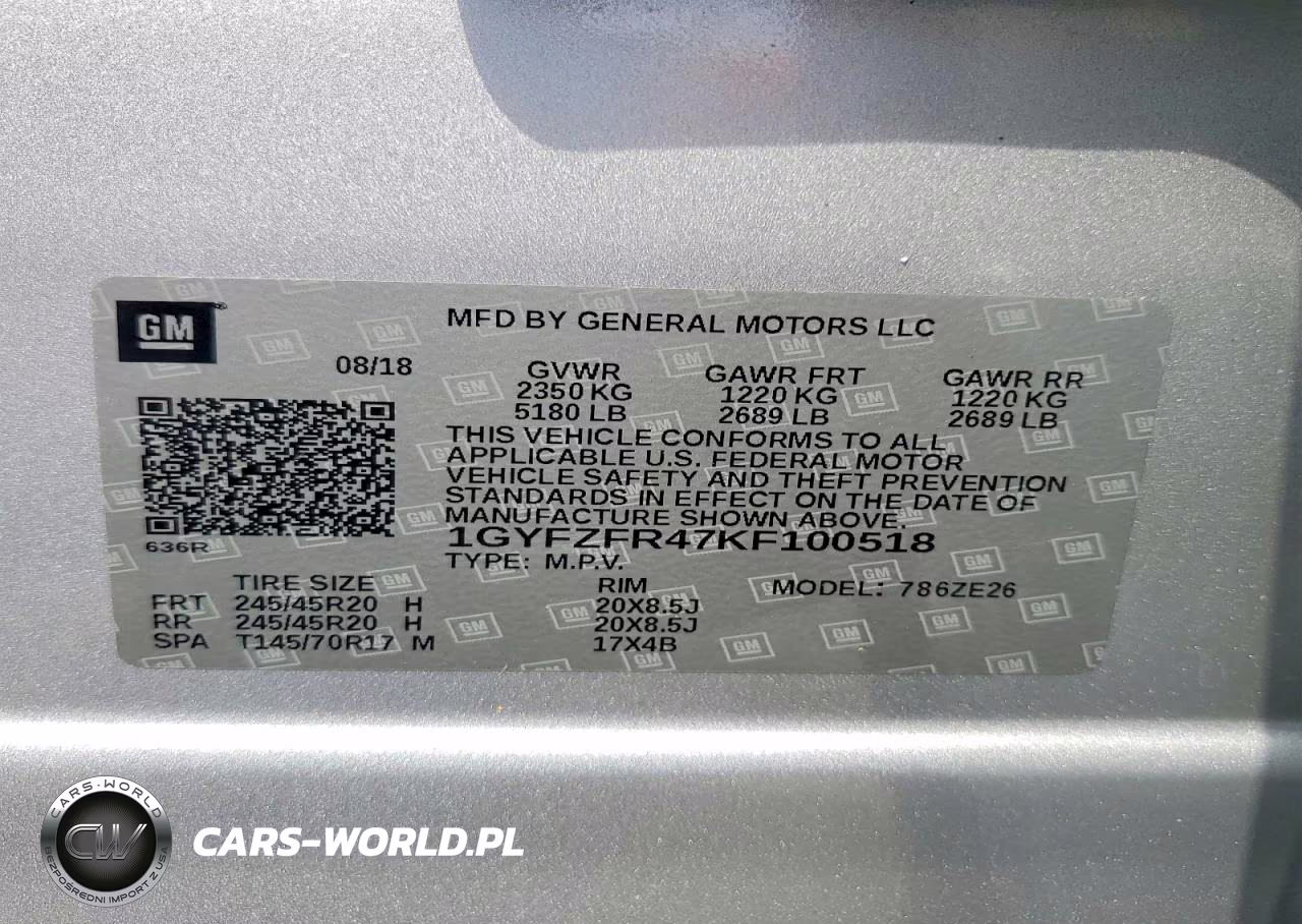 2019 Cadillac Xt4 Sport VIN:1GYFZFR47KF100518 - 13
