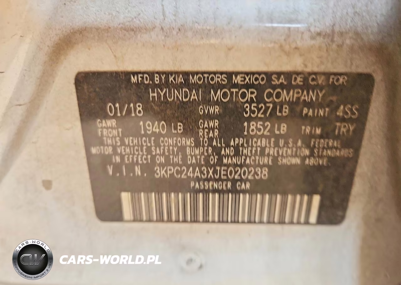 2018 Hyundai Accent Se VIN:3KPC24A3XJE020238 - 12
