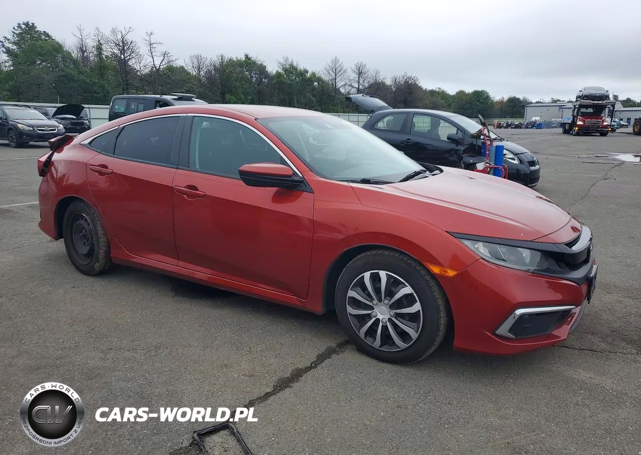 2019 Honda Civic Lx VIN:2HGFC2F60KH571240 - 4