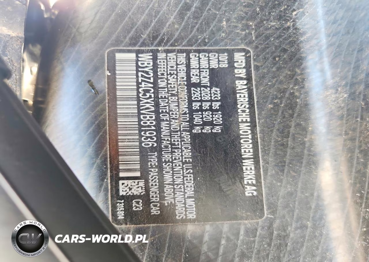 2019 BMW I8 VIN:WBY2Z4C5XKVB81936 - 12
