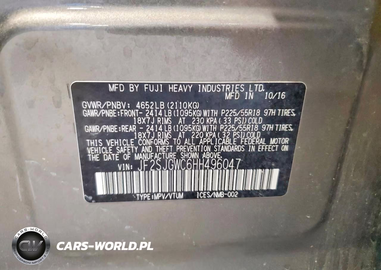 2017 Subaru Forester 2.0Xt Touring VIN:JF2SJGWC6HH496047 - 13