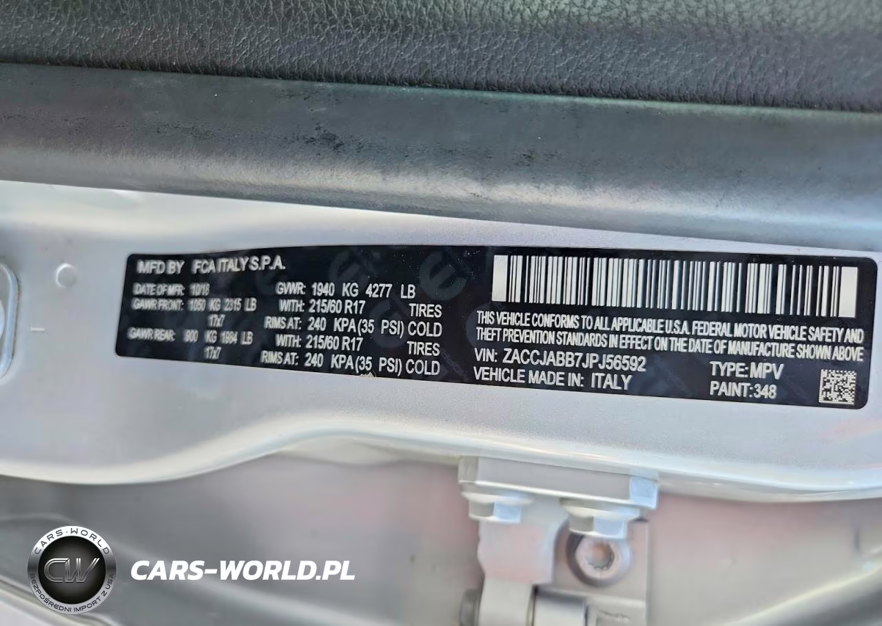 2018 Jeep Renegade Latitude VIN:ZACCJABB7JPJ56592 - 13