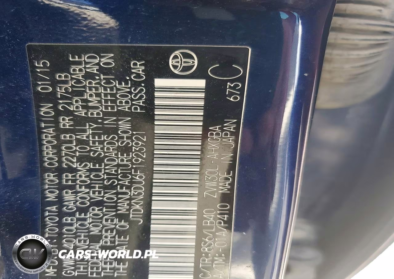 2015 Toyota Prius Four VIN:JTDKN3DU6F1923921 - 12
