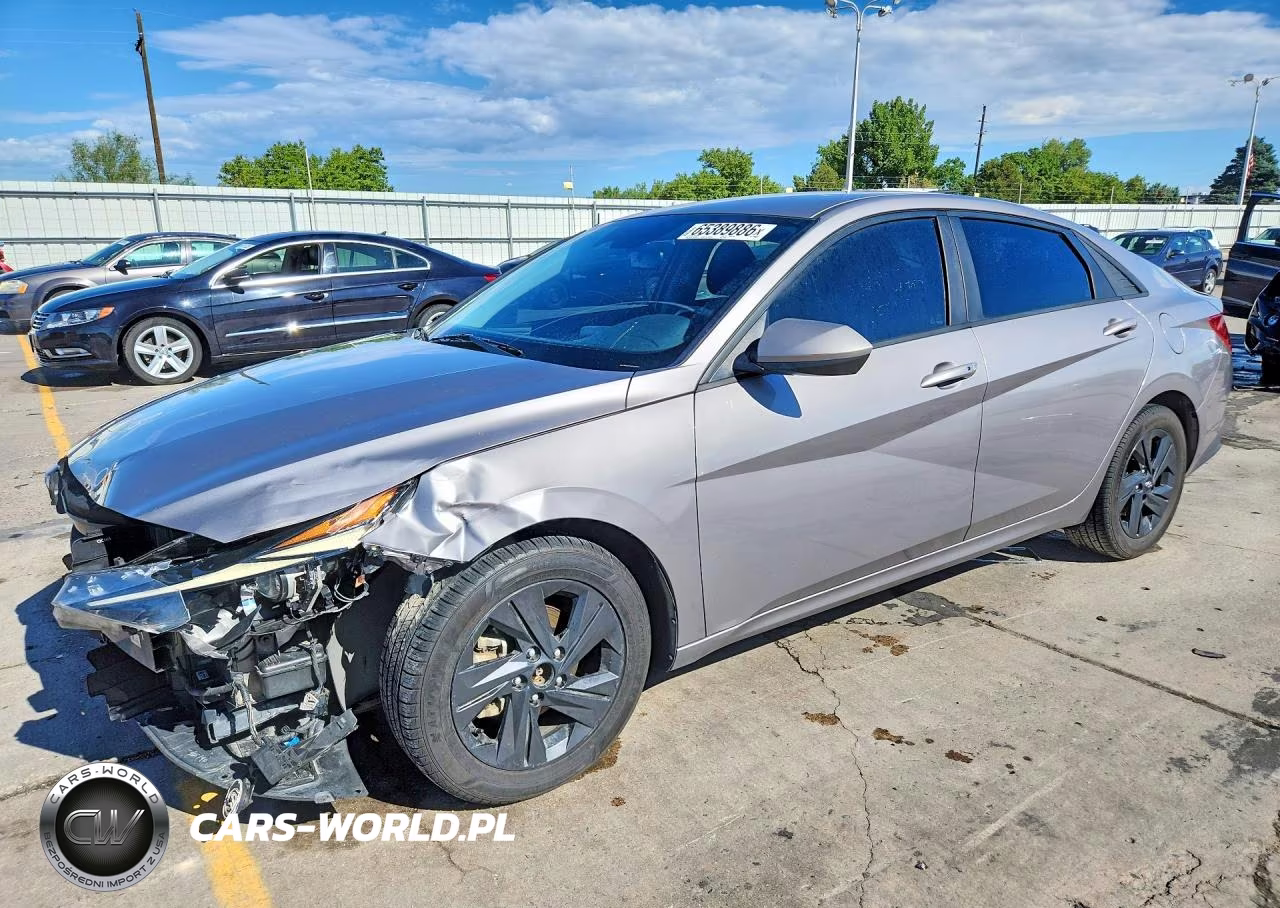 2021 Hyundai Elantra Sel VIN:KMHLS4AG3MU190395 - 1