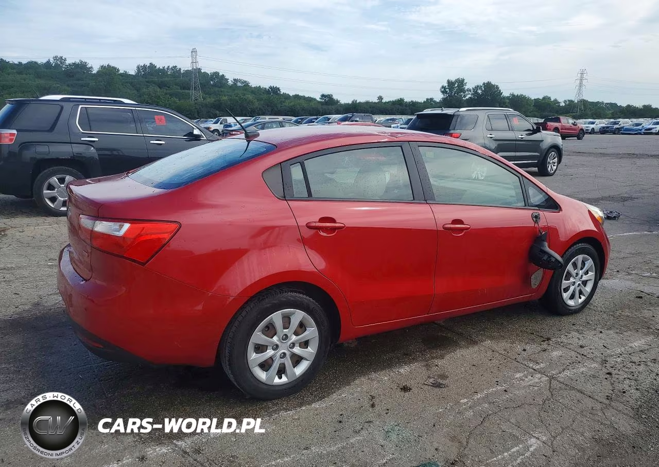 2013 Kia Rio Lx VIN:KNADM4A32D6121411 - 3