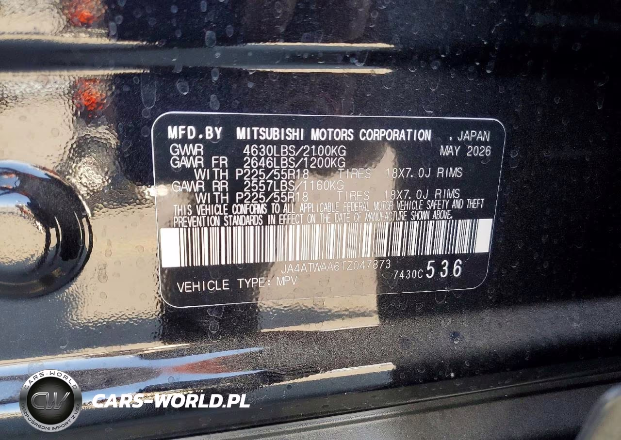 2026 Mitsubishi Eclipse Cross Se VIN:JA4ATWAA6TZ047873 - 13