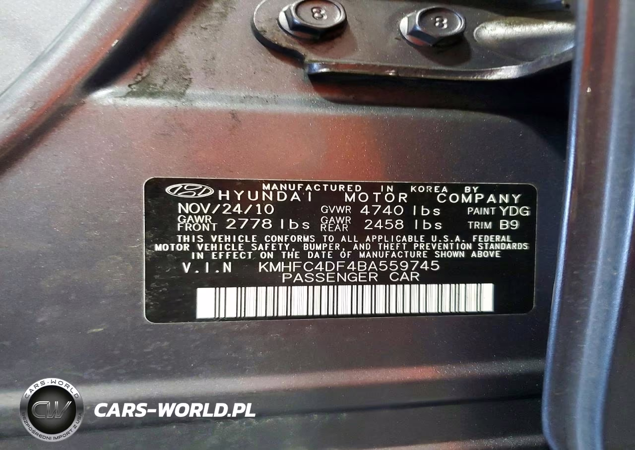 2011 Hyundai Azera Limited VIN:KMHFC4DF4BA559745 - 13