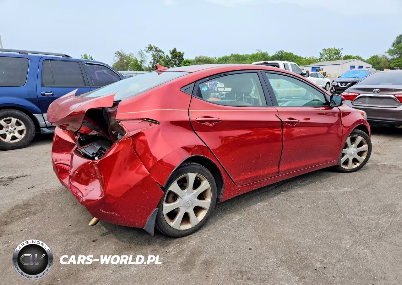 2011 Hyundai Elantra Limited VIN:KMHDH4AE2BU099813 - 3