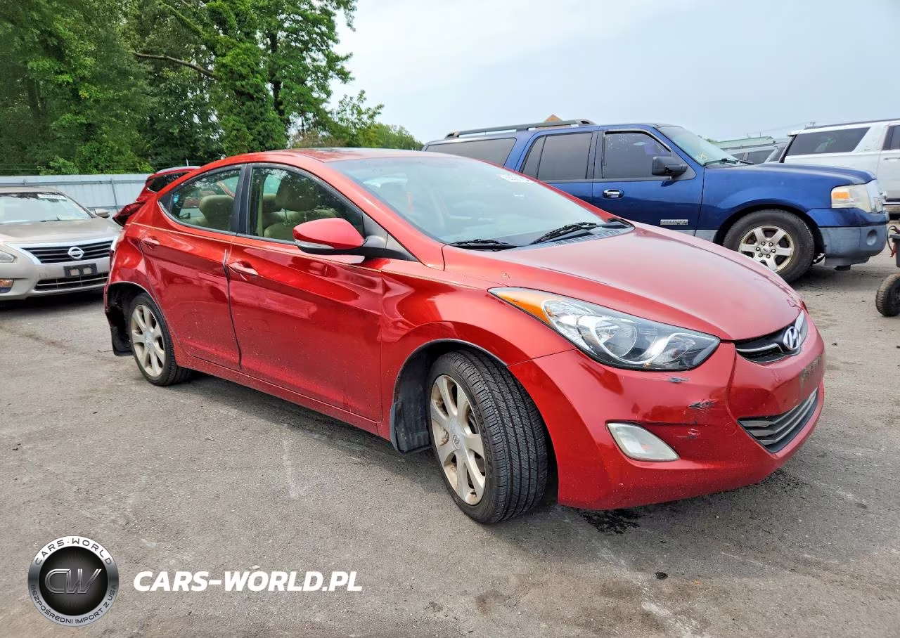 2011 Hyundai Elantra Limited VIN:KMHDH4AE2BU099813 - 4