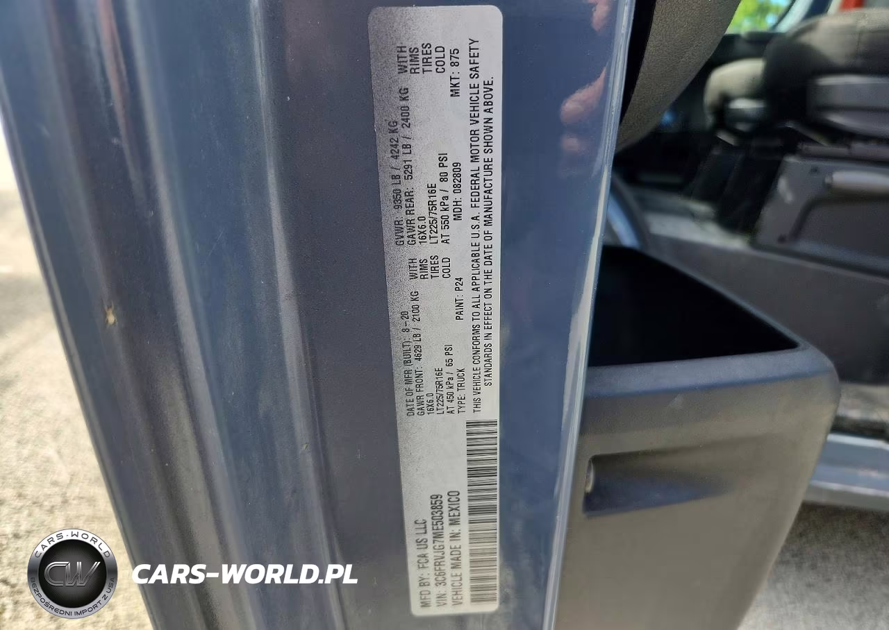 2021 Ram Promaster 3500 3500 High VIN:3C6FRVJG7ME503859 - 13