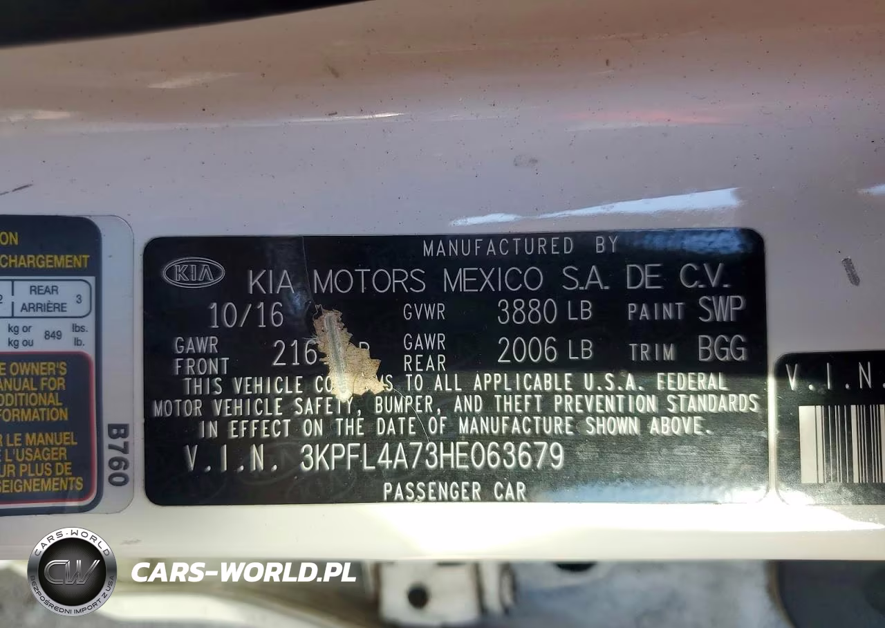 2017 Kia Forte Lx VIN:3KPFL4A73HE063679 - 12