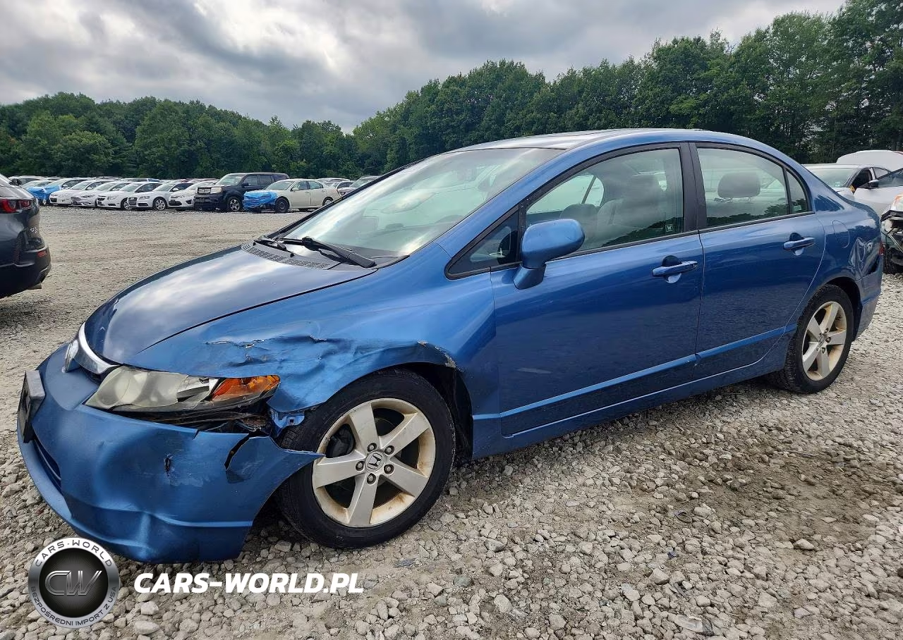 2008 Honda Civic Ex VIN:1HGFA16818L096338 - 1