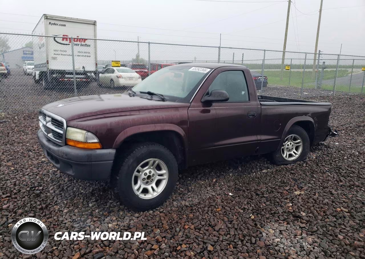 2004 Dodge Dakota Sxt VIN:1D7FL16K04S570290 - 1