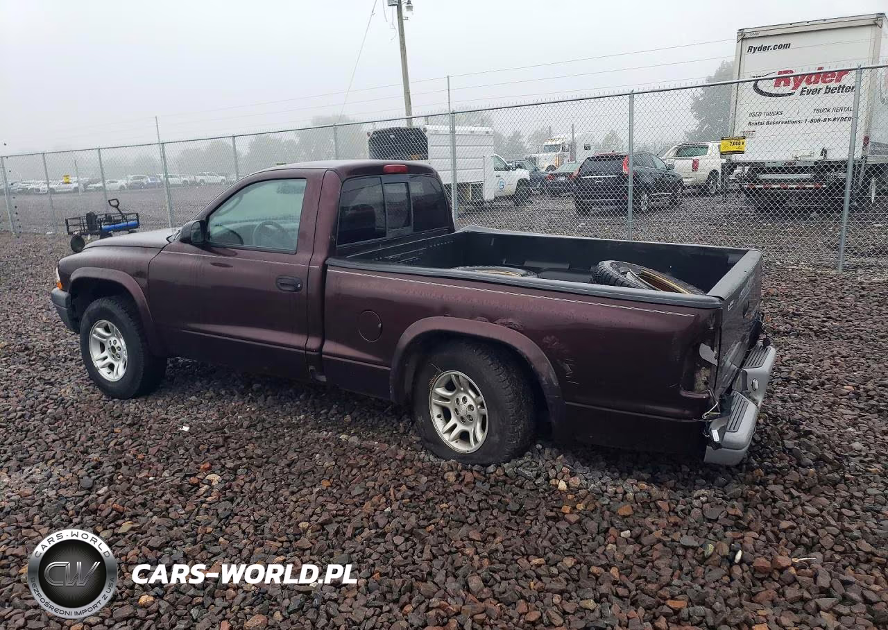 2004 Dodge Dakota Sxt VIN:1D7FL16K04S570290 - 2