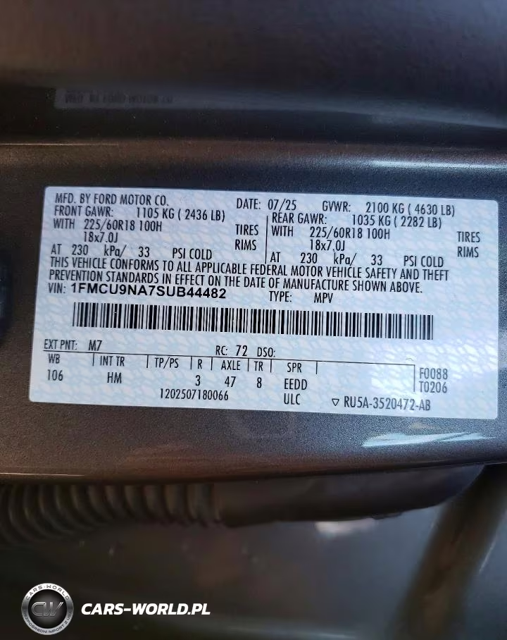 2025 Ford Escape St Line Select VIN:1FMCU9NA7SUB44482 - 13