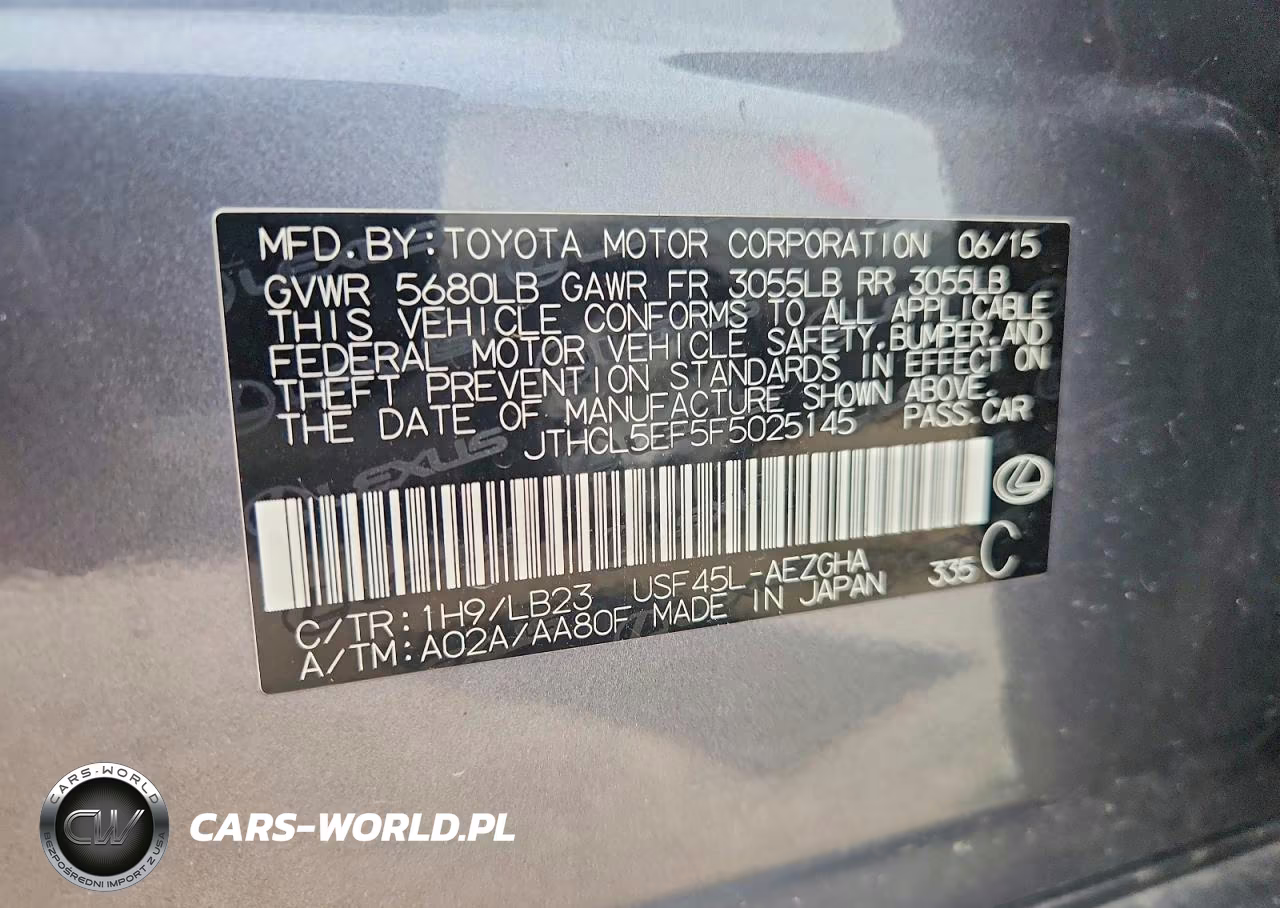 2015 Lexus Ls 460 VIN:JTHCL5EF5F5025145 - 13