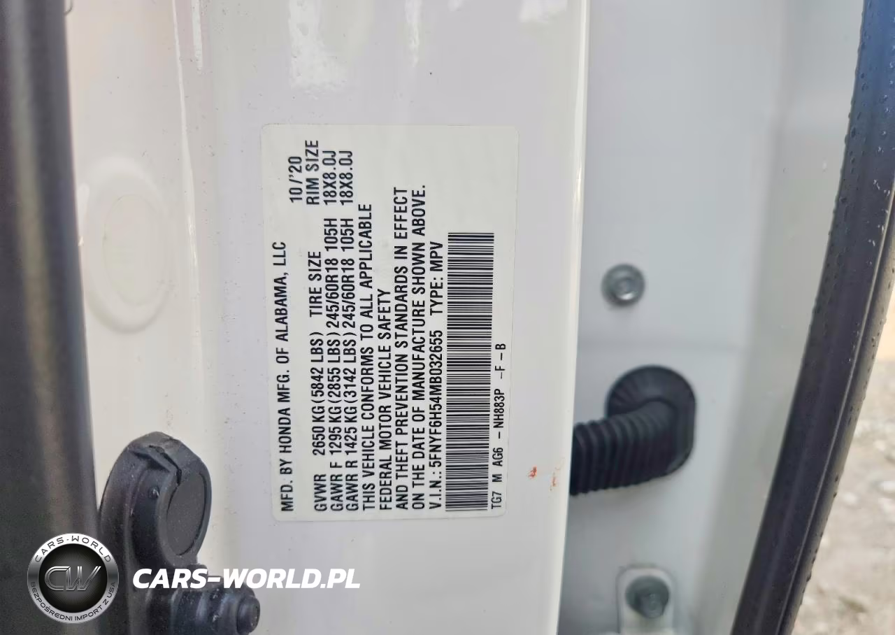 2021 Honda Pilot Exl VIN:5FNYF6H54MB032655 - 12