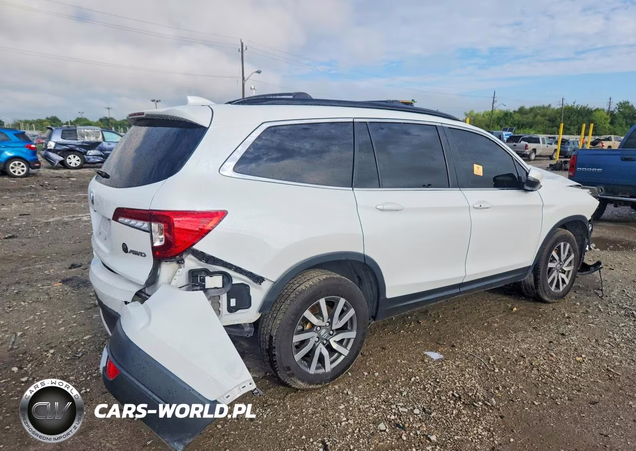 2021 Honda Pilot Exl VIN:5FNYF6H54MB032655 - 3