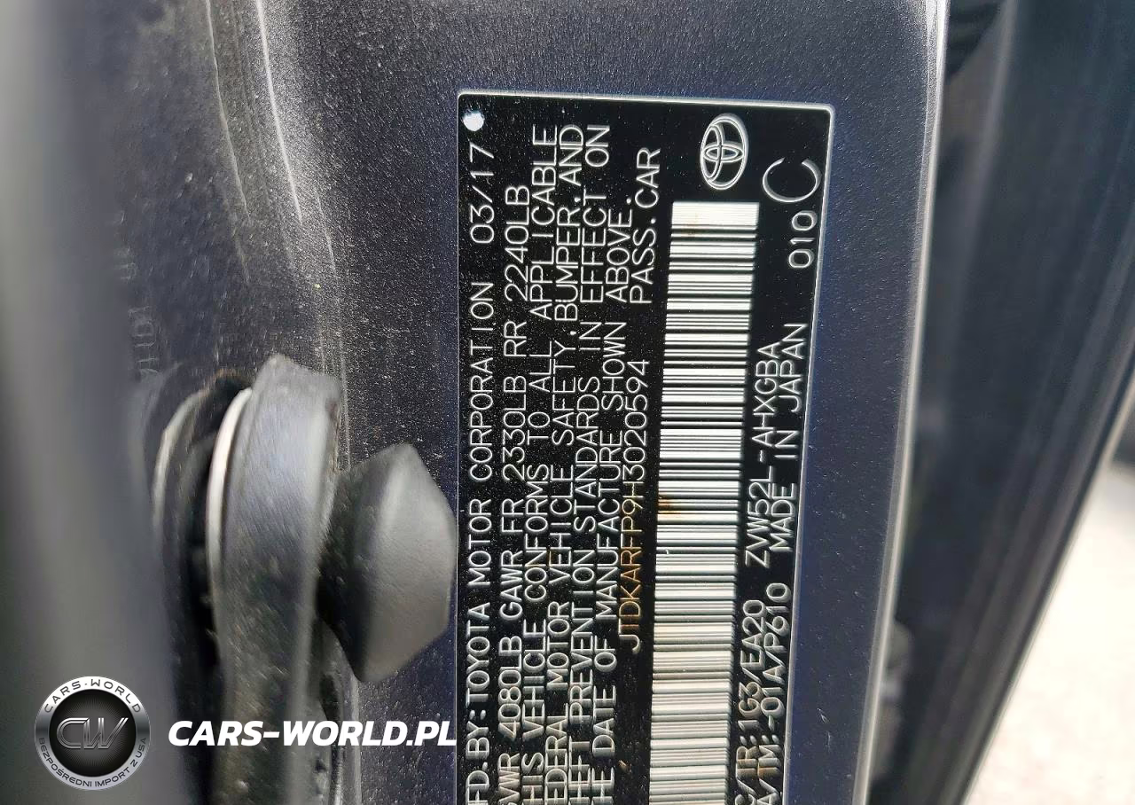 2017 Toyota Prius Prime Advanced VIN:JTDKARFP9H3020594 - 12