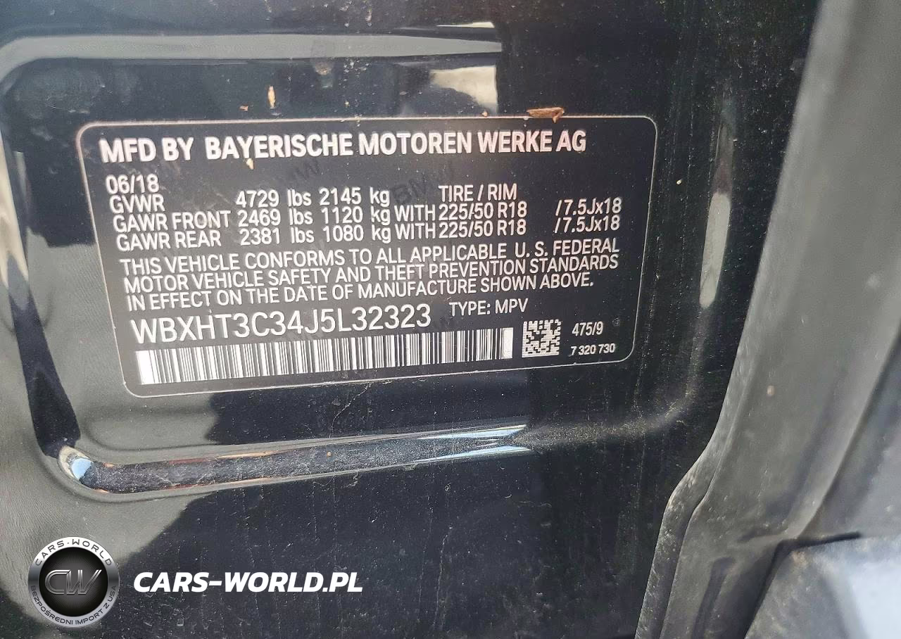 2018 BMW X1 xDrive28I VIN:WBXHT3C34J5L32323 - 14