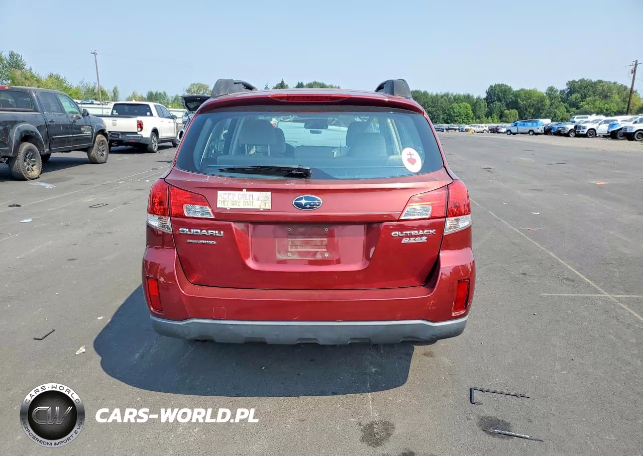 2011 Subaru Outback 2.5I VIN:4S4BRBAC7B3328144 - 6