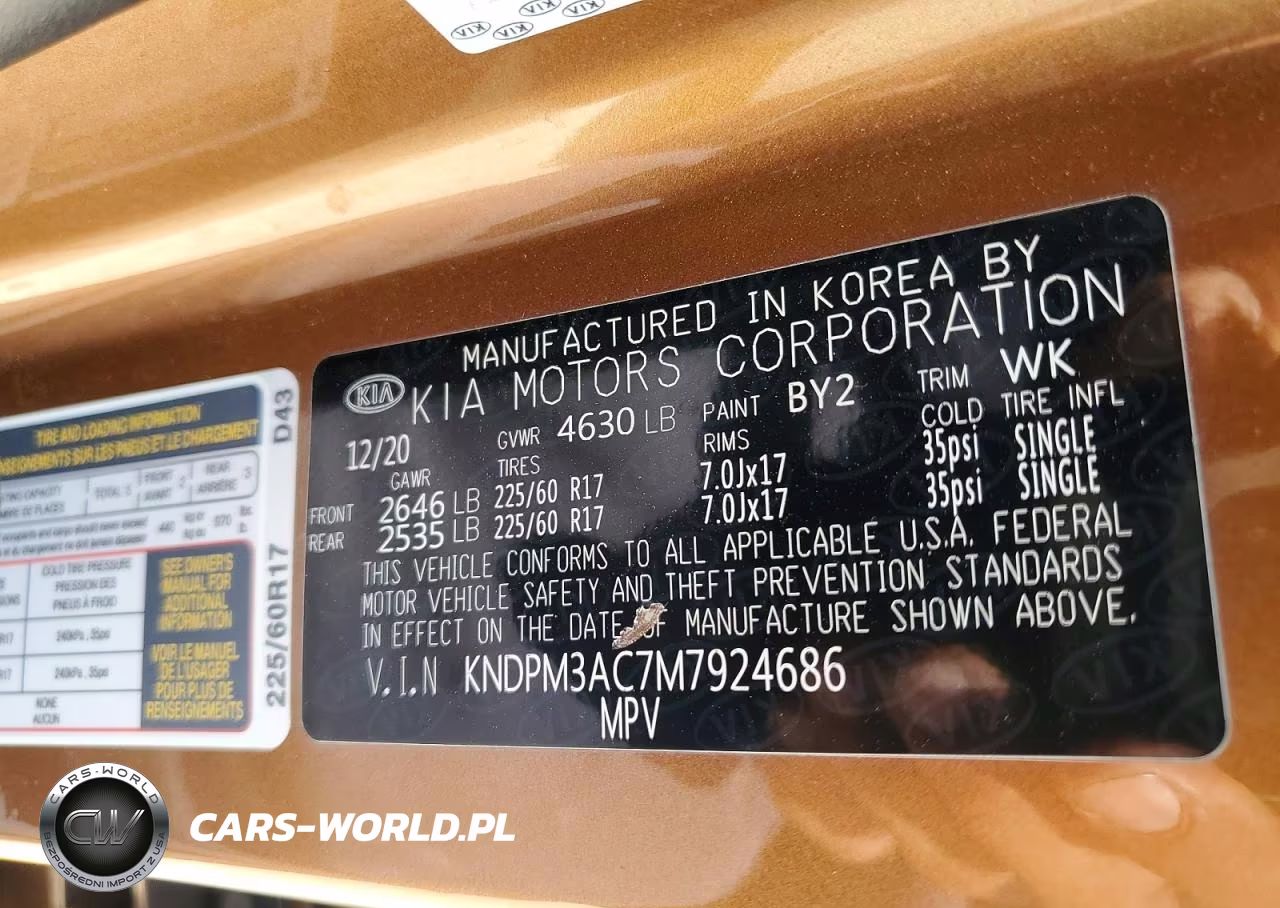 2021 Kia Sportage Lx VIN:KNDPM3AC7M7924686 - 13