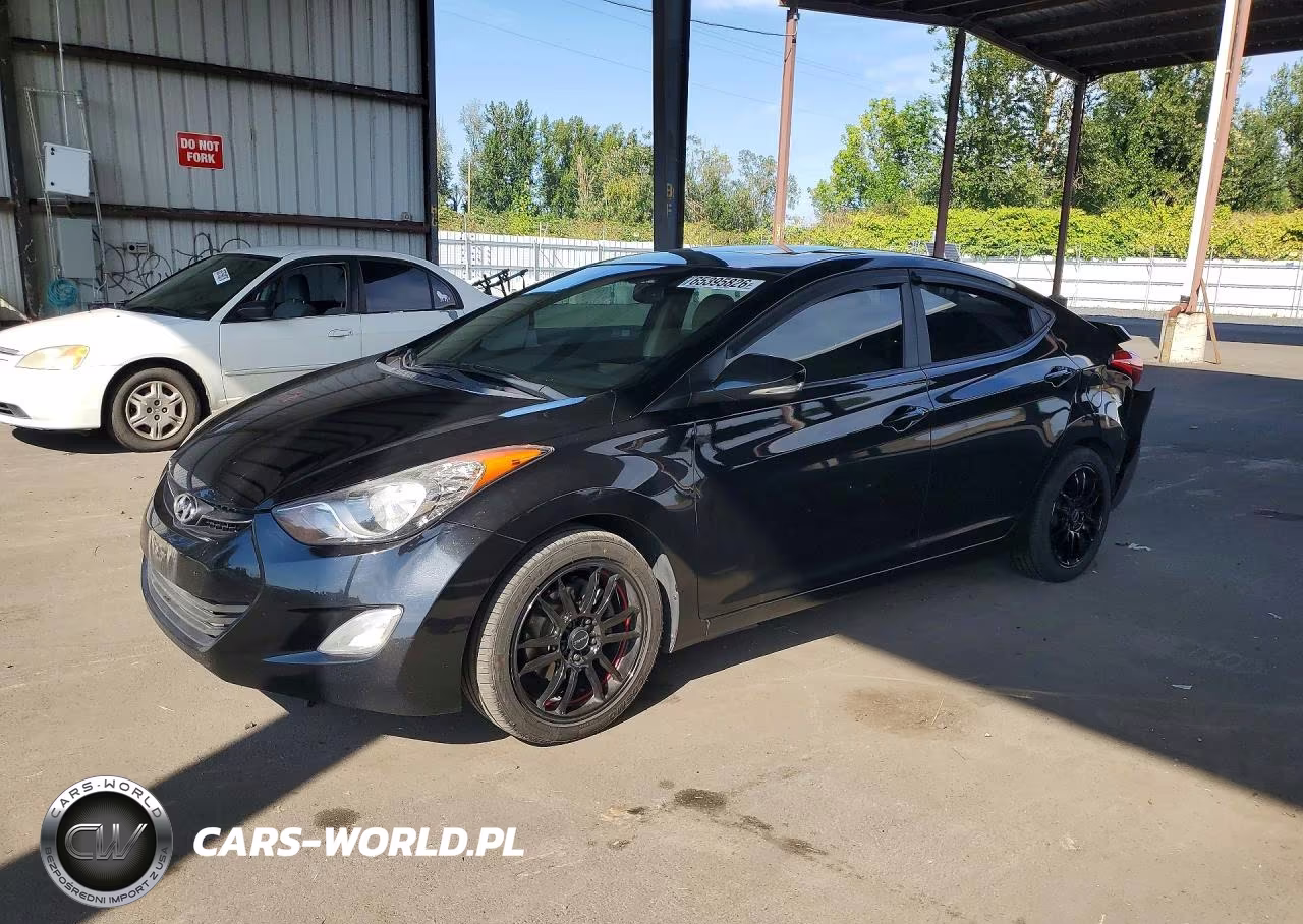 2012 Hyundai Elantra Limited VIN:KMHDH4AE6CU242392 - 1