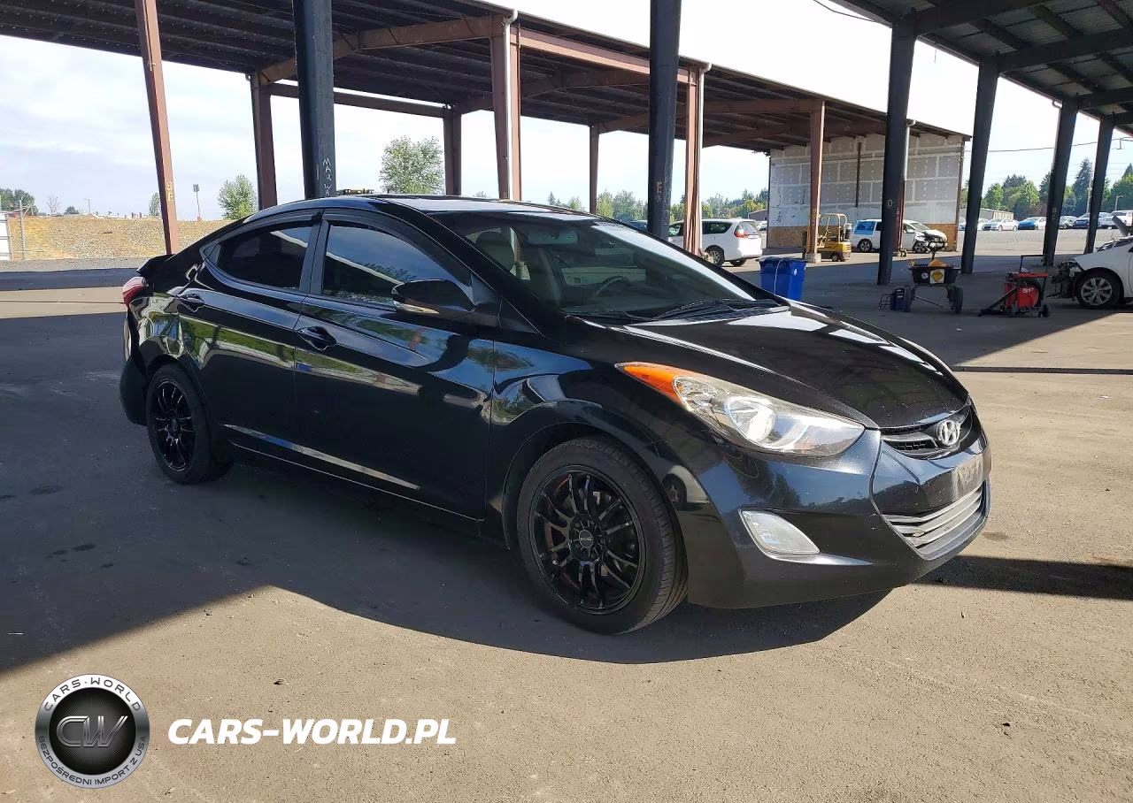 2012 Hyundai Elantra Limited VIN:KMHDH4AE6CU242392 - 4