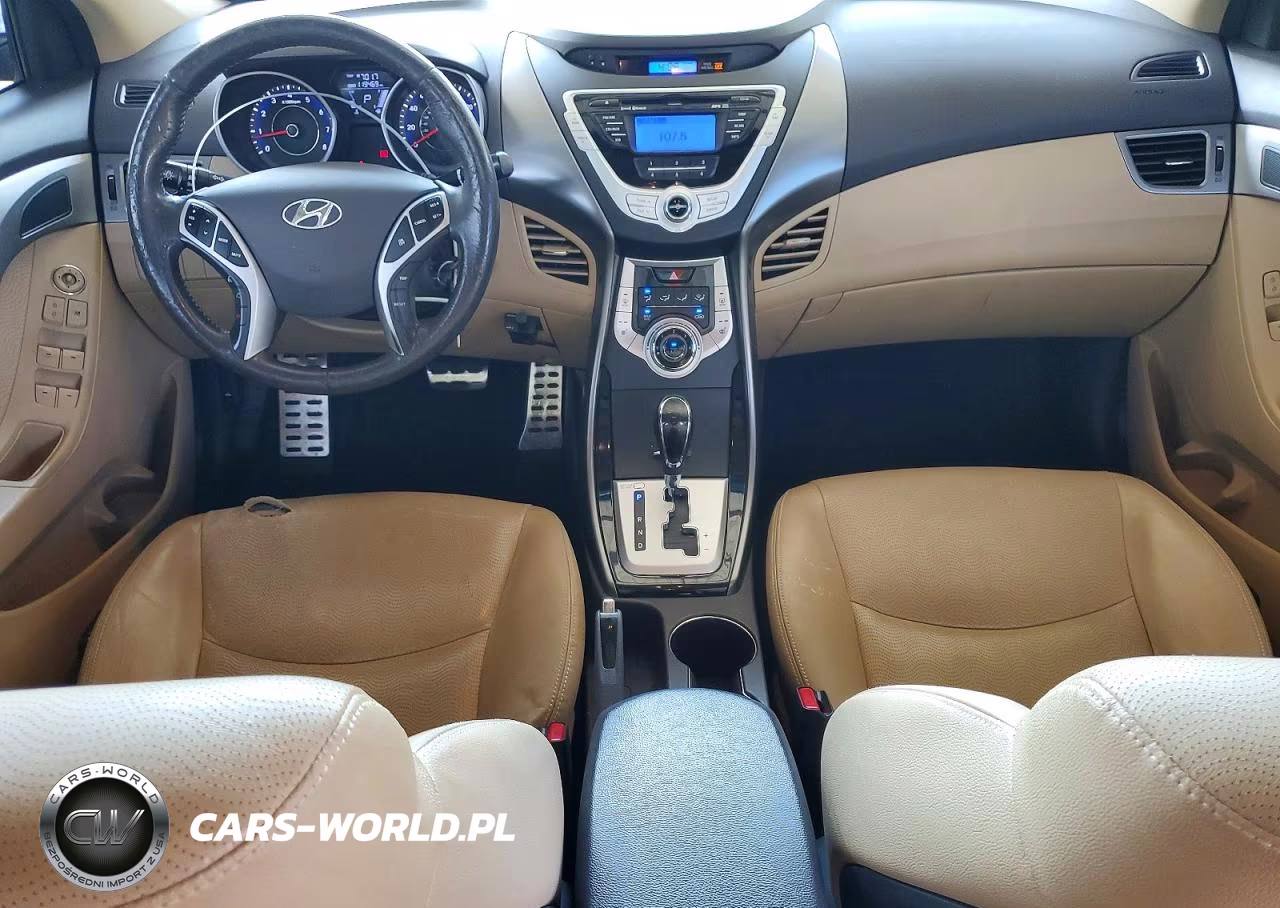 2012 Hyundai Elantra Limited VIN:KMHDH4AE6CU242392 - 8