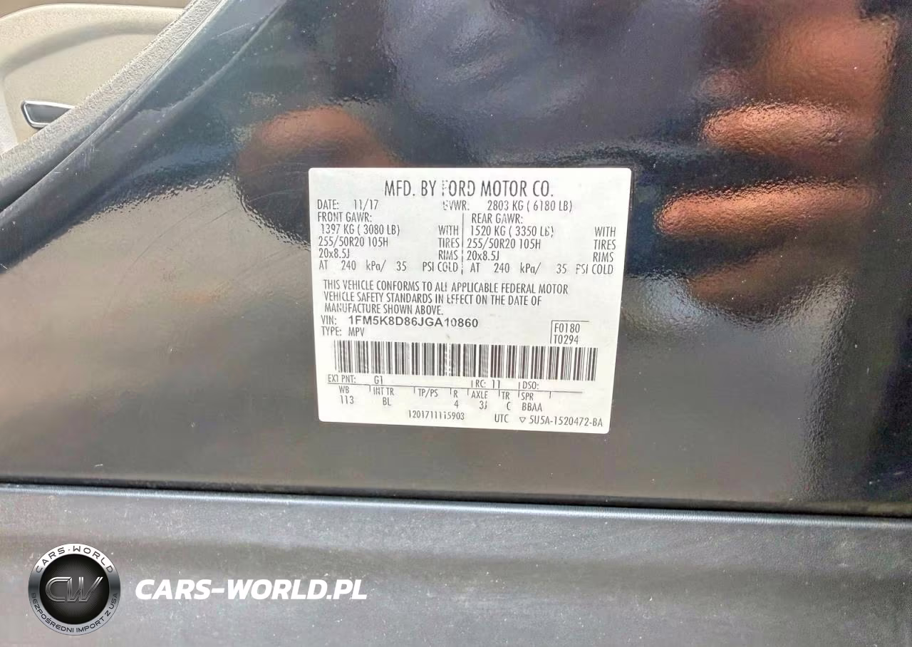 2018 Ford Explorer Xlt VIN:1FM5K8D86JGA10860 - 10