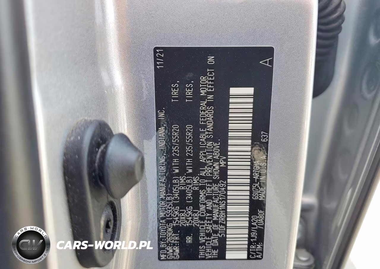 2022 Toyota Highlander Platinum VIN:5TDFZRBH1NS170492 - 13