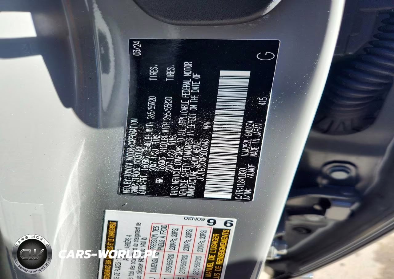 2024 Lexus Gx 550 Premium+ VIN:JTJTBCDXXR5002643 - 14