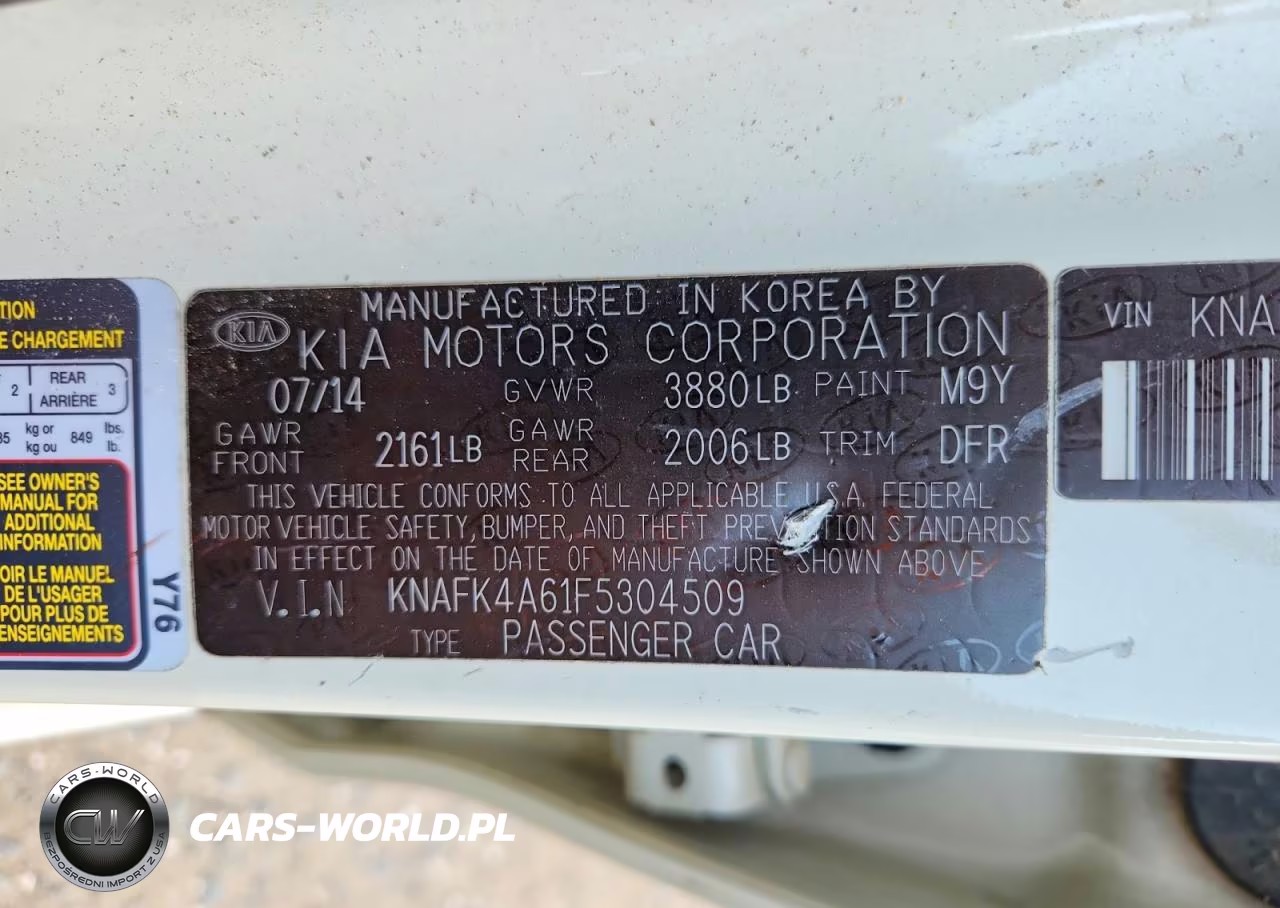2015 Kia Forte Lx VIN:KNAFK4A61F5304509 - 12