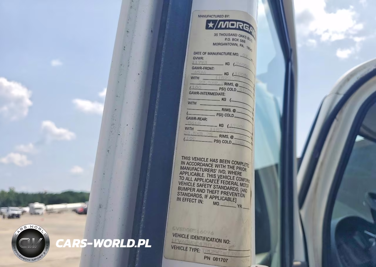 2007 Freightliner Business Class M2 Box Truck VIN:1FVACWDC47HY79327 - 12