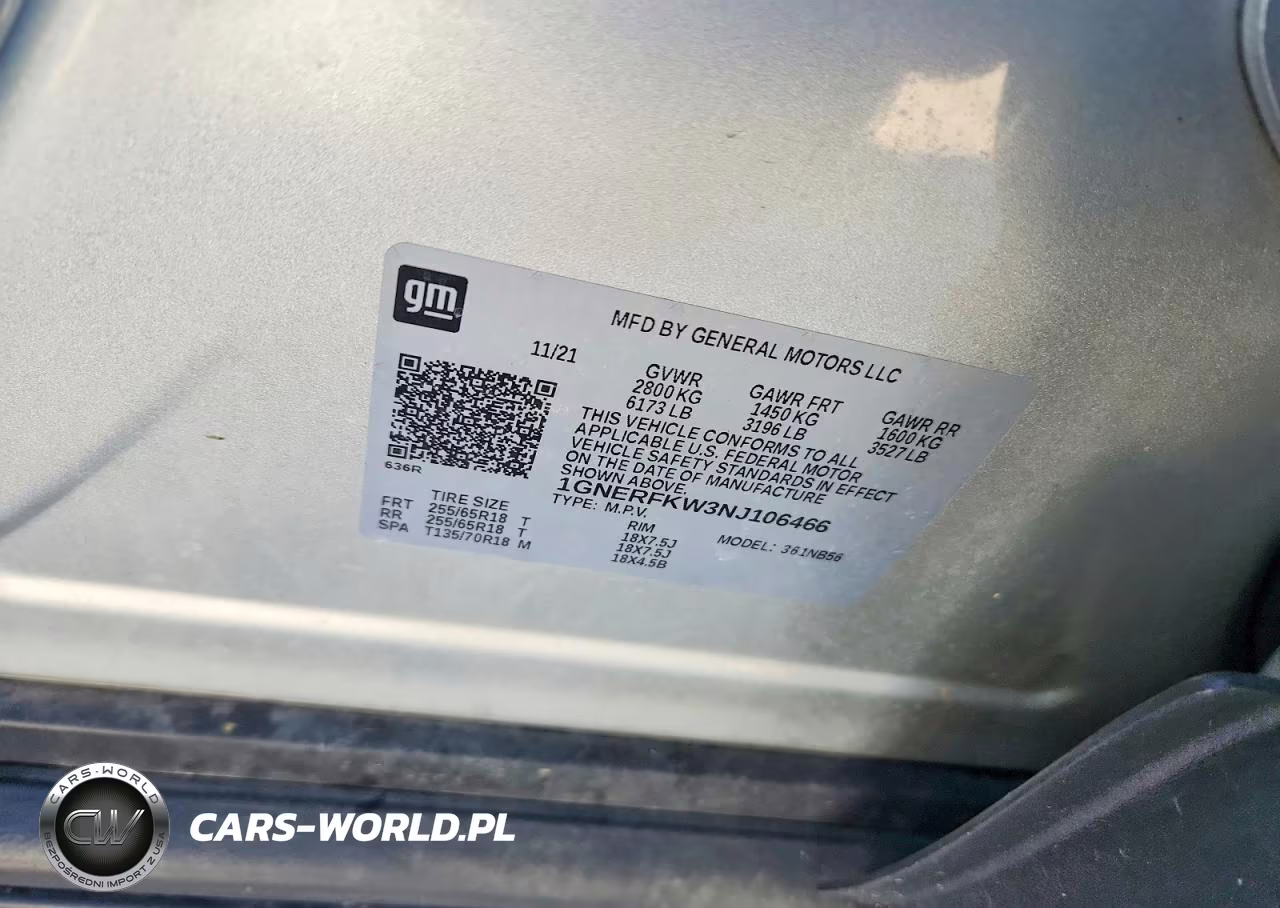 2022 Chevrolet Traverse Ls VIN:1GNERFKW3NJ106466 - 13