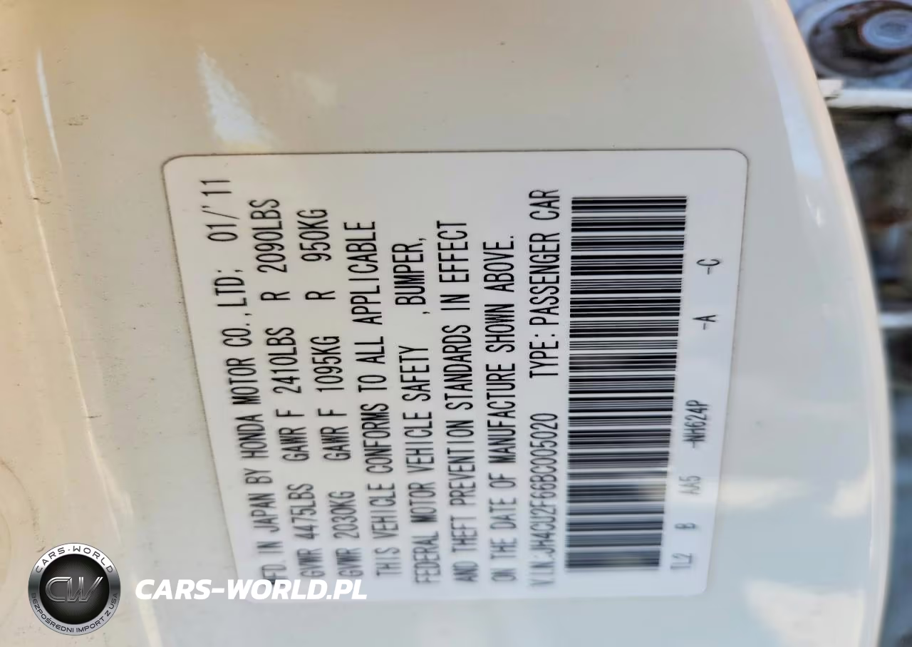 2011 Acura Tsx VIN:JH4CU2F66BC005020 - 12