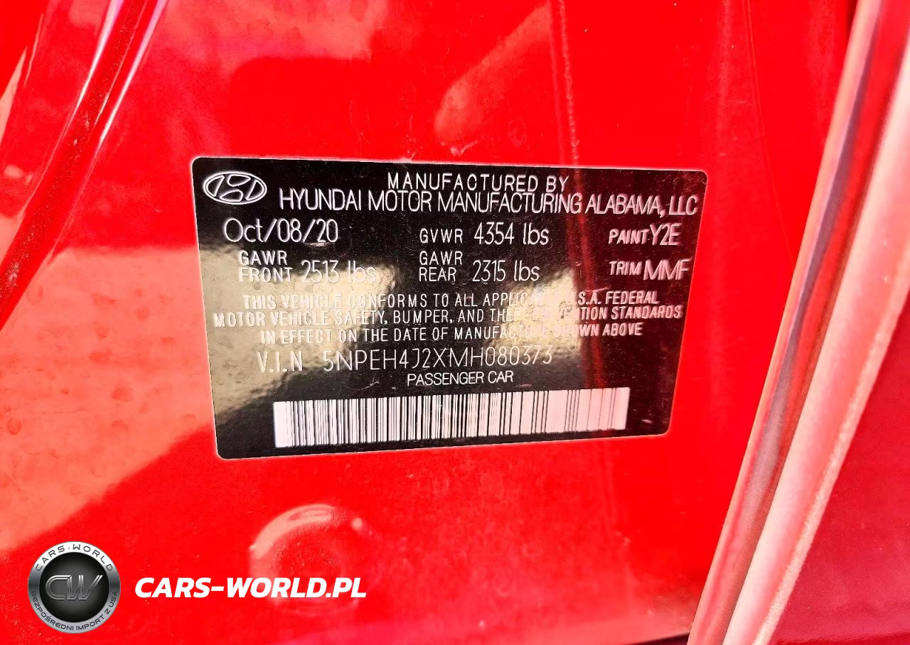 2021 Hyundai Sonata Limited VIN:5NPEH4J2XMH080373 - 13