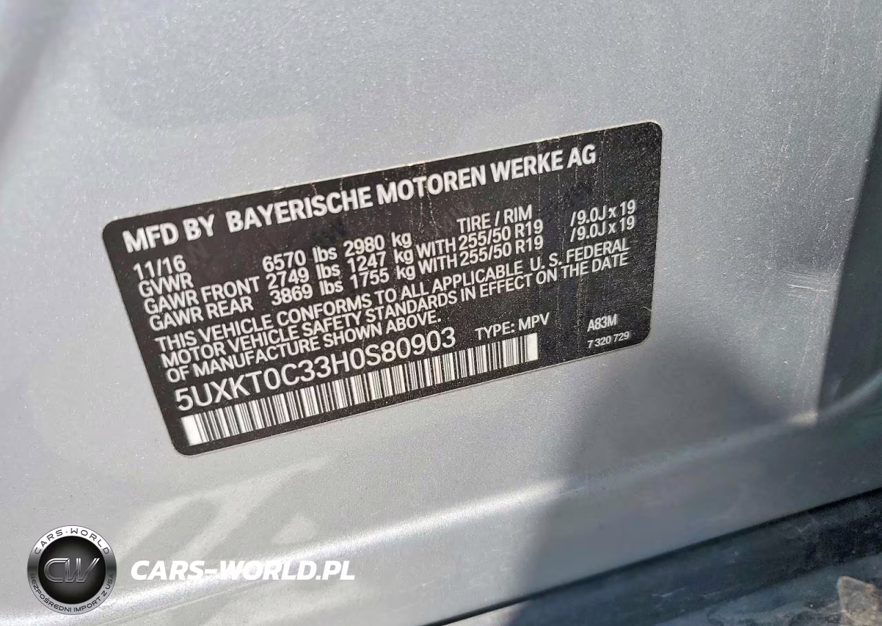 2017 BMW X5 Xdr40E VIN:5UXKT0C33H0S80903 - 13