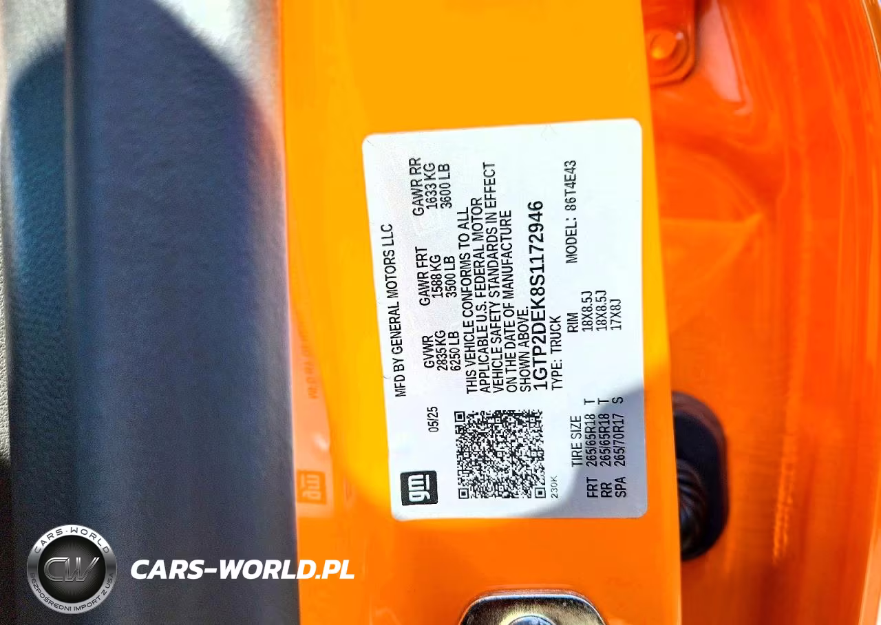 2025 GMC Canyon At4 VIN:1GTP2DEK8S1172946 - 13