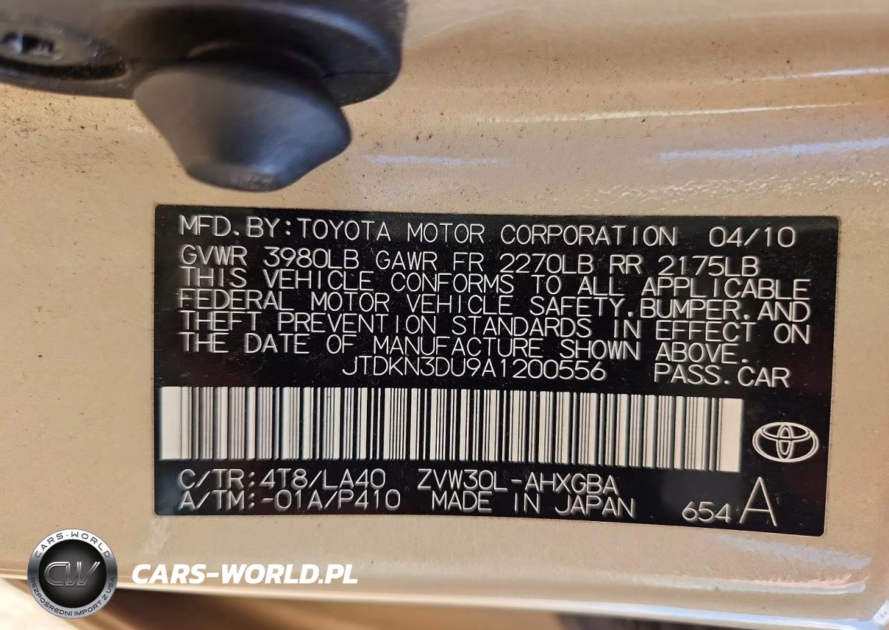 2010 Toyota Prius Iv VIN:JTDKN3DU9A1200556 - 12