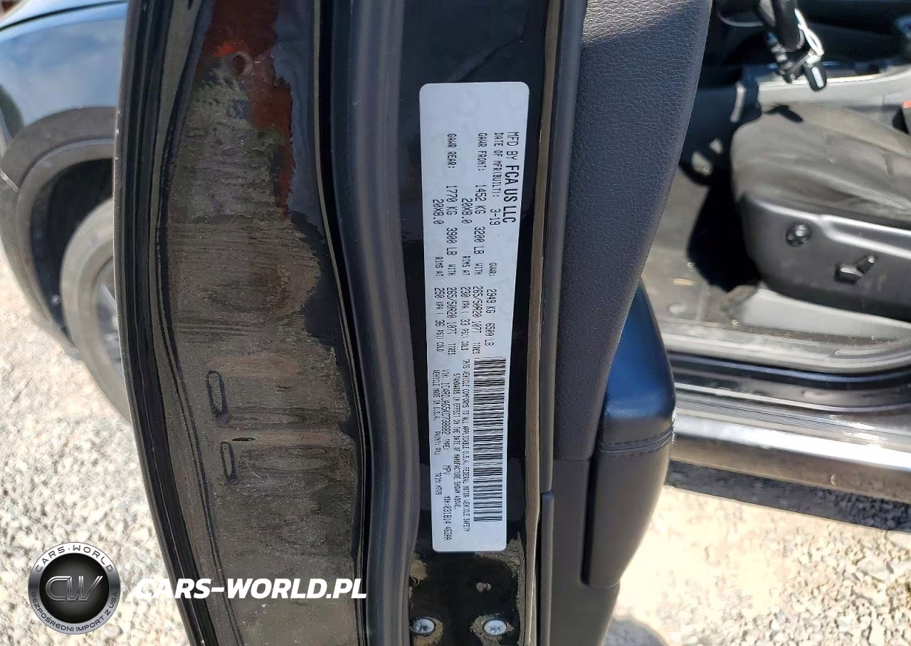 2019 Dodge Durango Sxt VIN:1C4RDJAG5KC738682 - 13