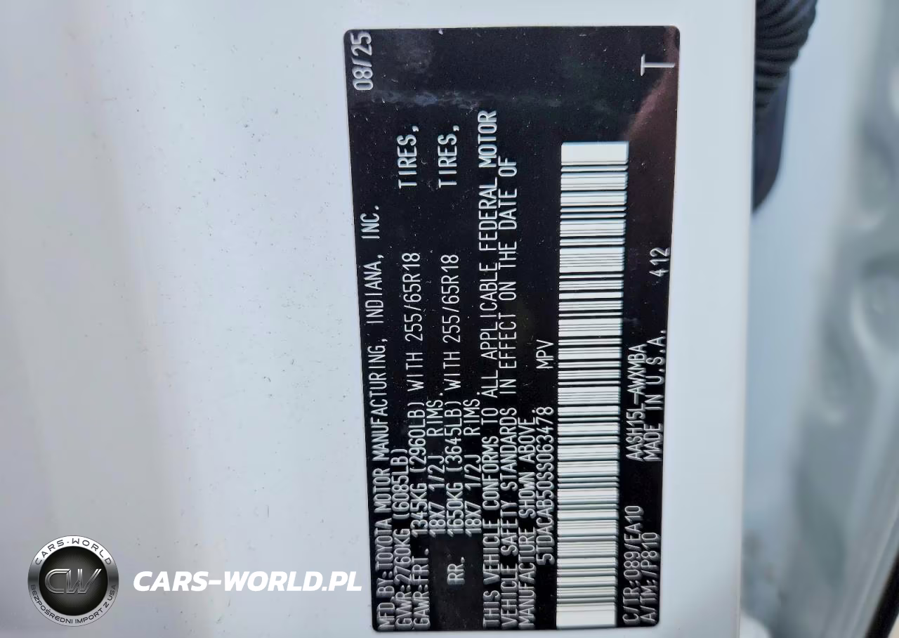 2025 Toyota Grand Highlander Hybrid Xle VIN:5TDACAB50SS063478 - 13