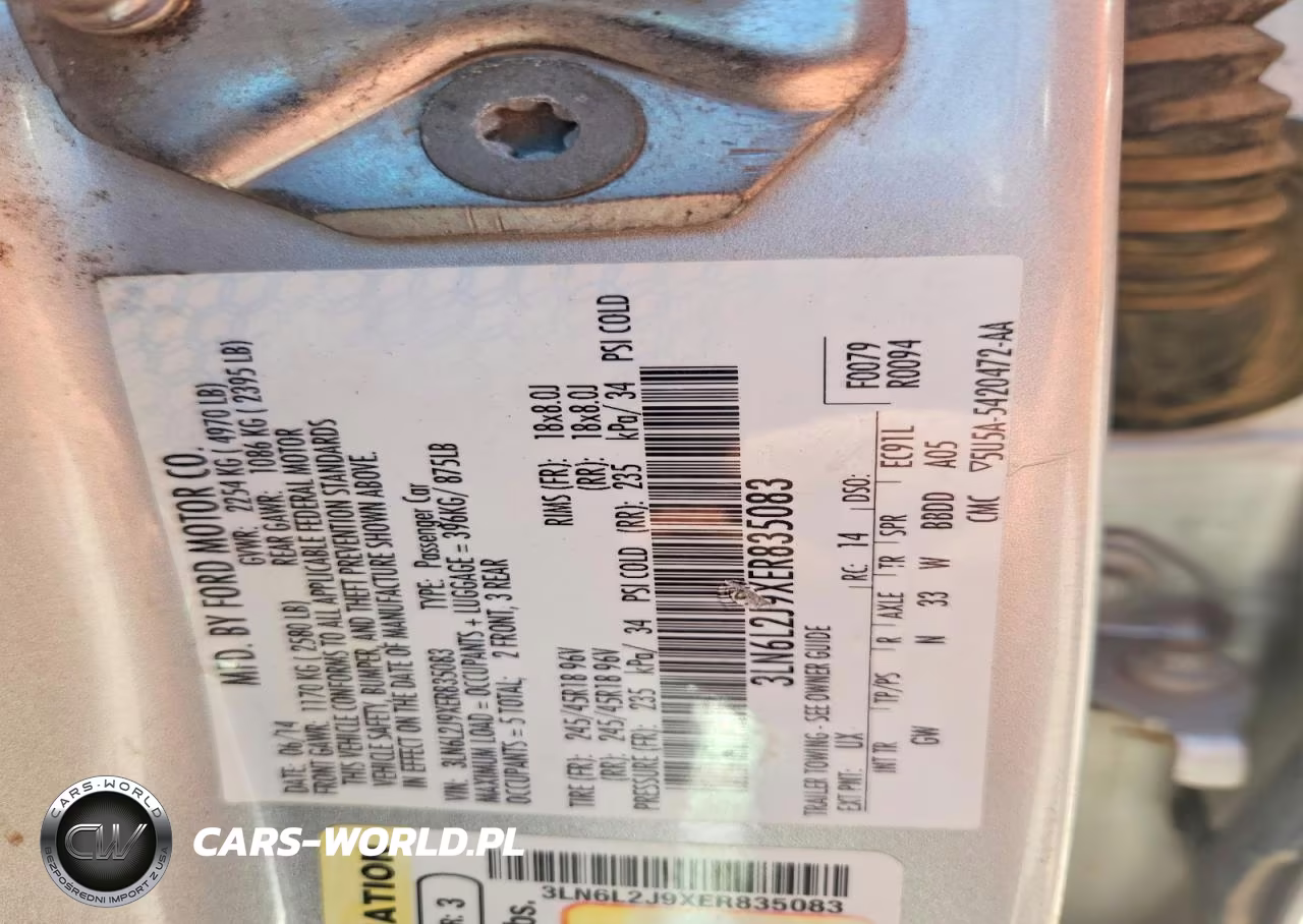 2014 Lincoln Mkz VIN:3LN6L2J9XER835083 - 12