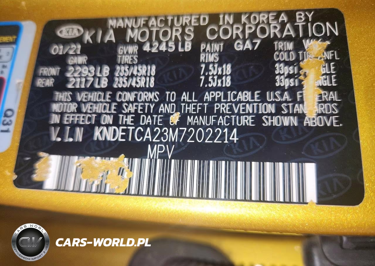 2021 Kia Seltos Sx VIN:KNDETCA23M7202214 - 13