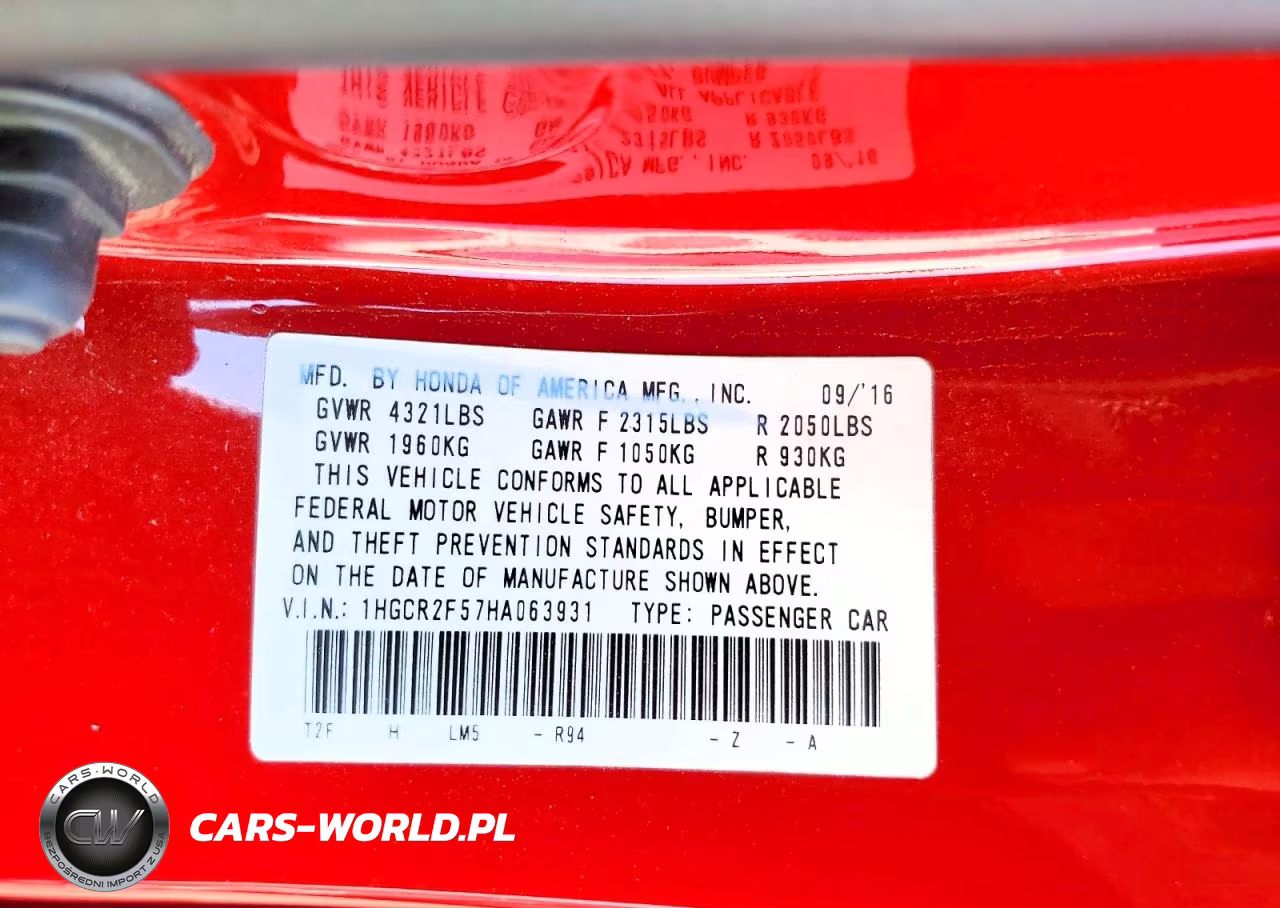 2017 Honda Accord Sport VIN:1HGCR2F57HA063931 - 13