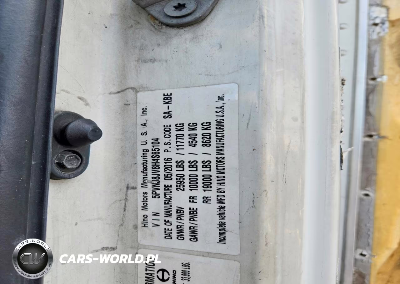 2017 Hino 258-268 Refrigerated Box Truck VIN:5PVNJ8JV8H4S65104 - 13